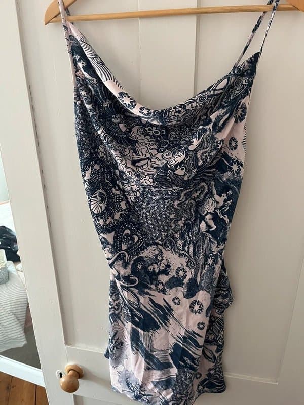 Topshop Satin mini dress