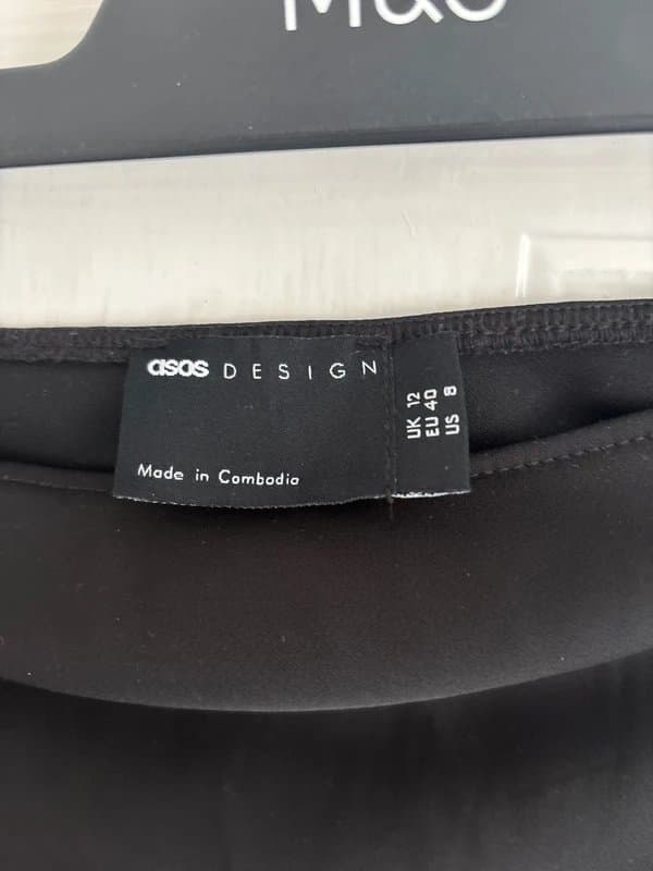 ASOS ASOS black midi skirt