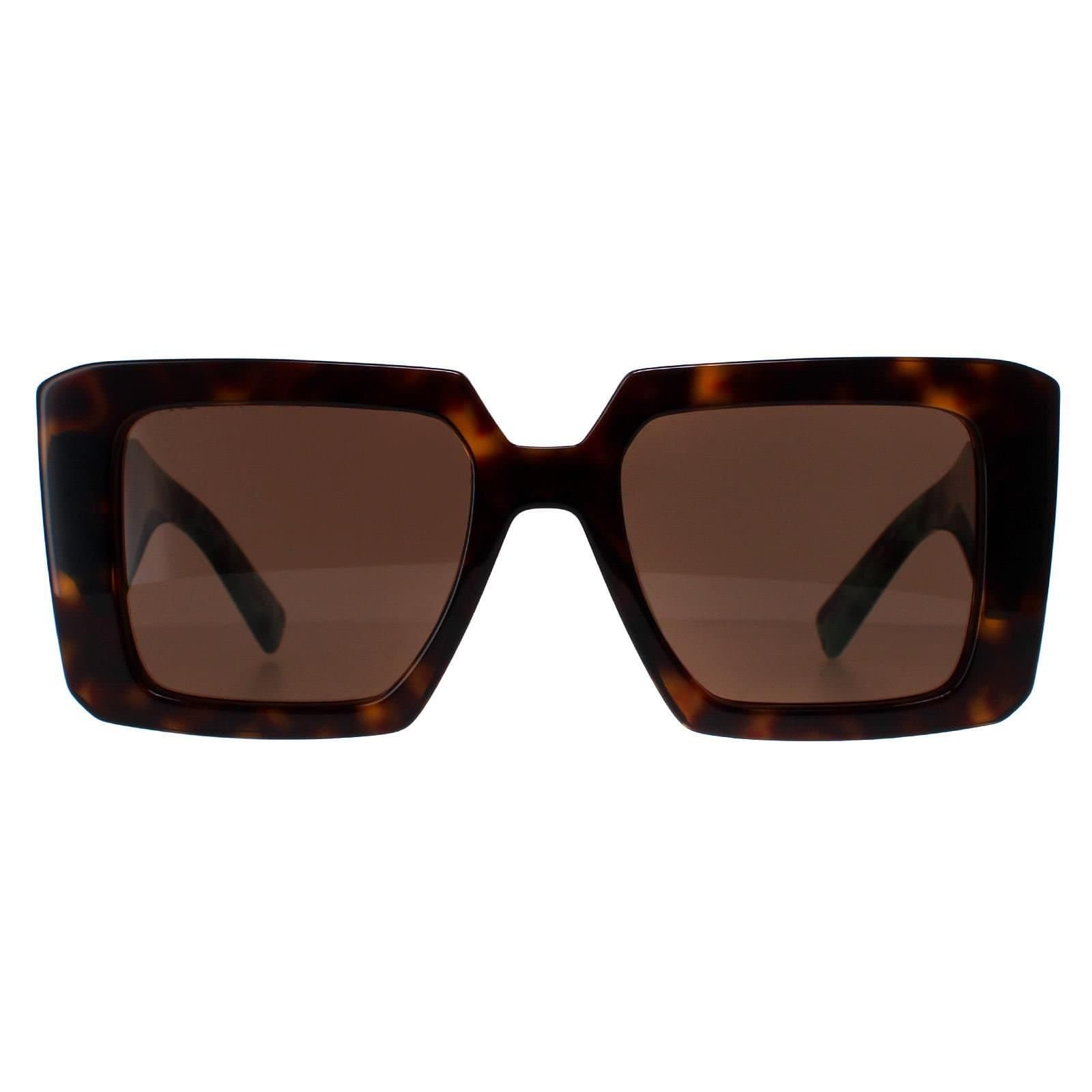 Prada Prada Women's Square Tortoise Dark Brown PR23YS