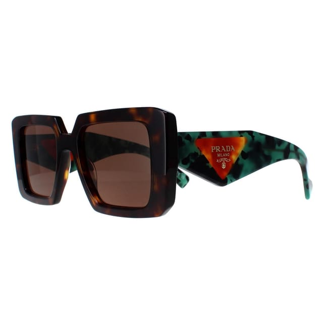 Prada Prada Women's Square Tortoise Dark Brown PR23YS - 2