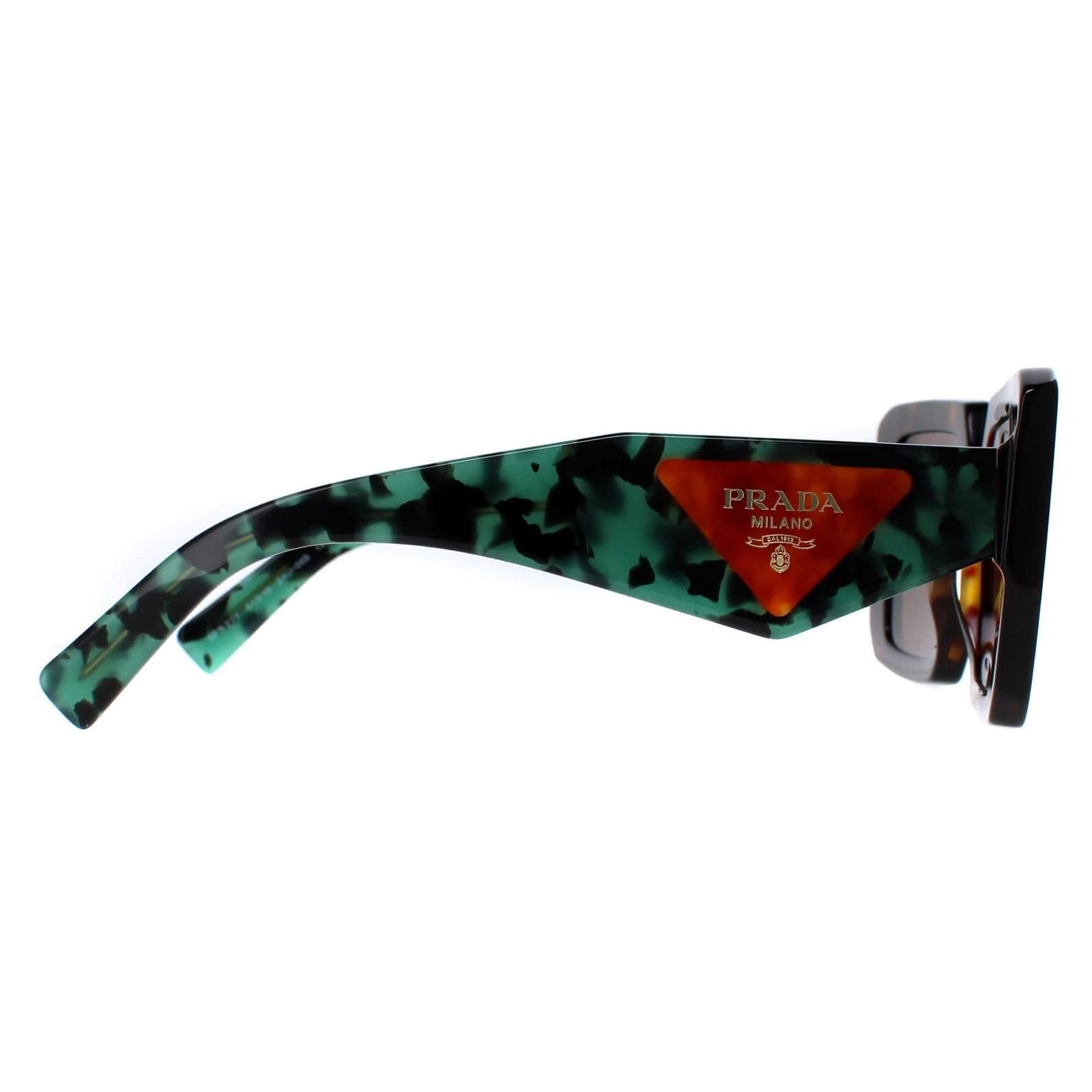 Prada Prada Women's Square Tortoise Dark Brown PR23YS - 4