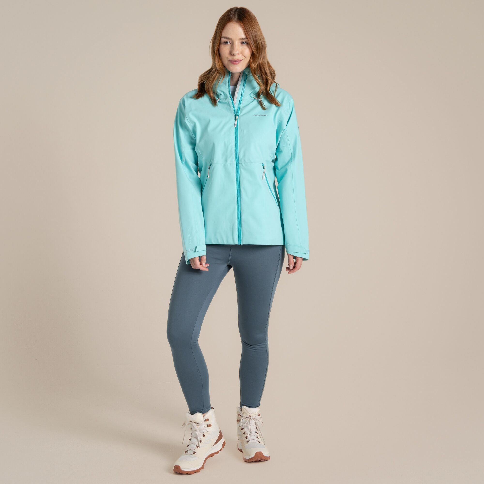 Craghoppers Craghoppers Women's Dynamic Pro Stretch Waterproof Breathable Jacket in Light Pink - 3