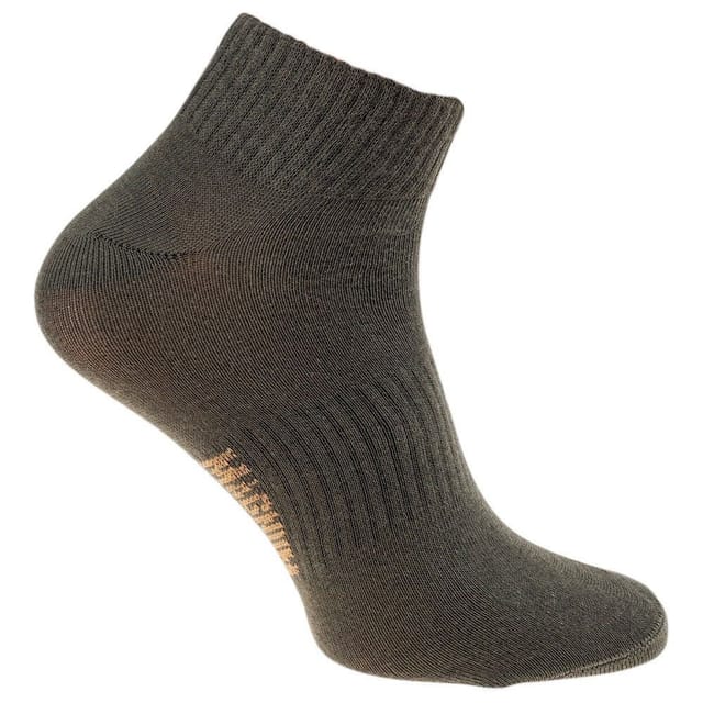 magnum Magnum Men's Mezer Ankle Socks (Pack of 3) in Olive - 2