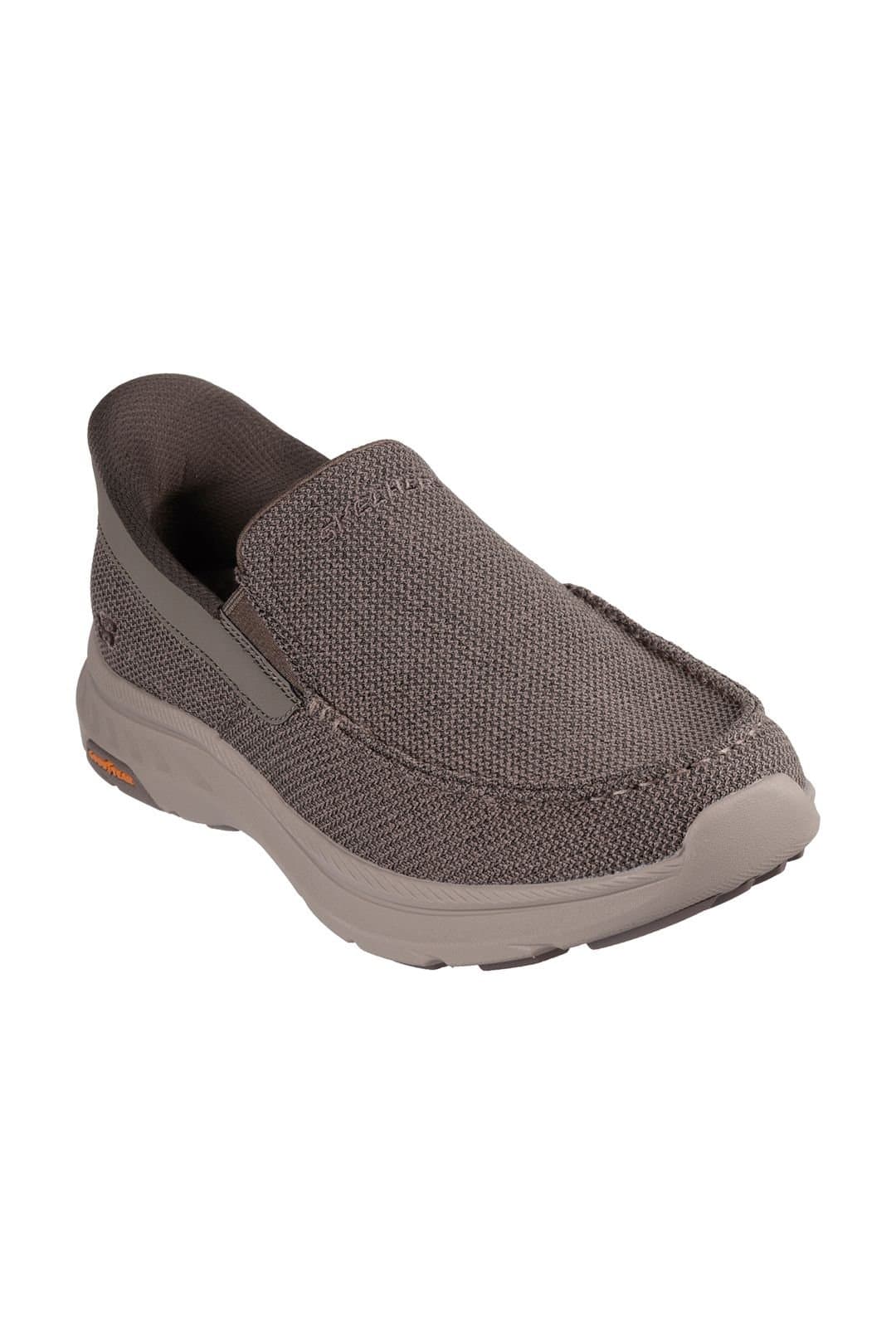 Skechers Skechers Men's POLLARD WILFRED Dual Gore Moc Toe Slip-Ins Taupe