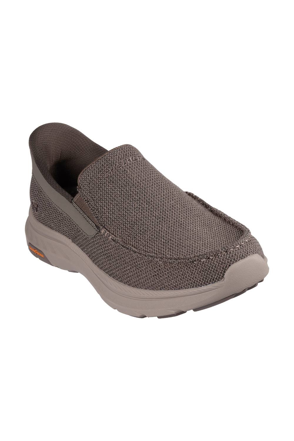 Skechers Skechers Men's POLLARD WILFRED Dual Gore Moc Toe Slip-Ins Taupe - 2