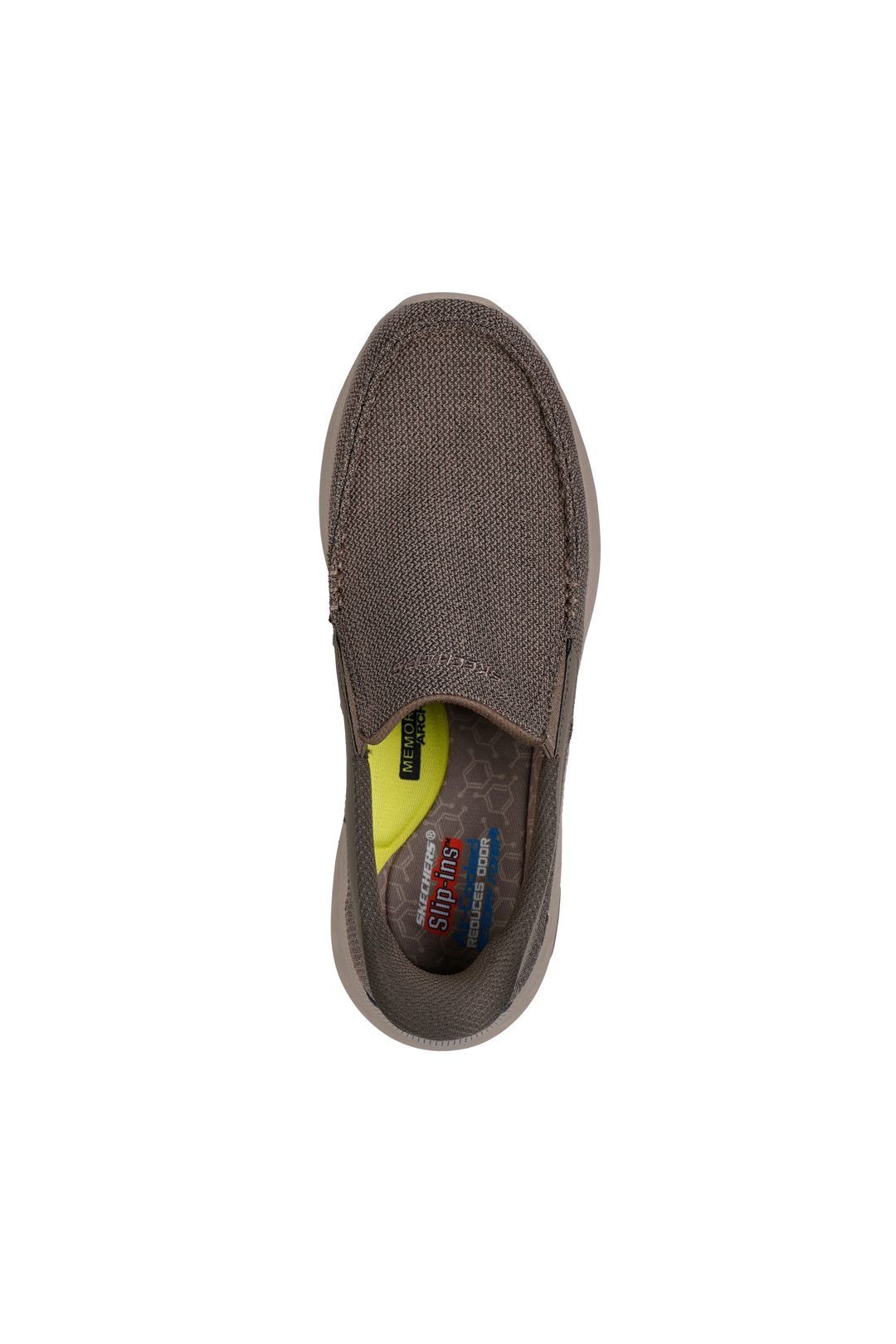 Skechers Skechers Men's POLLARD WILFRED Dual Gore Moc Toe Slip-Ins Taupe - 3