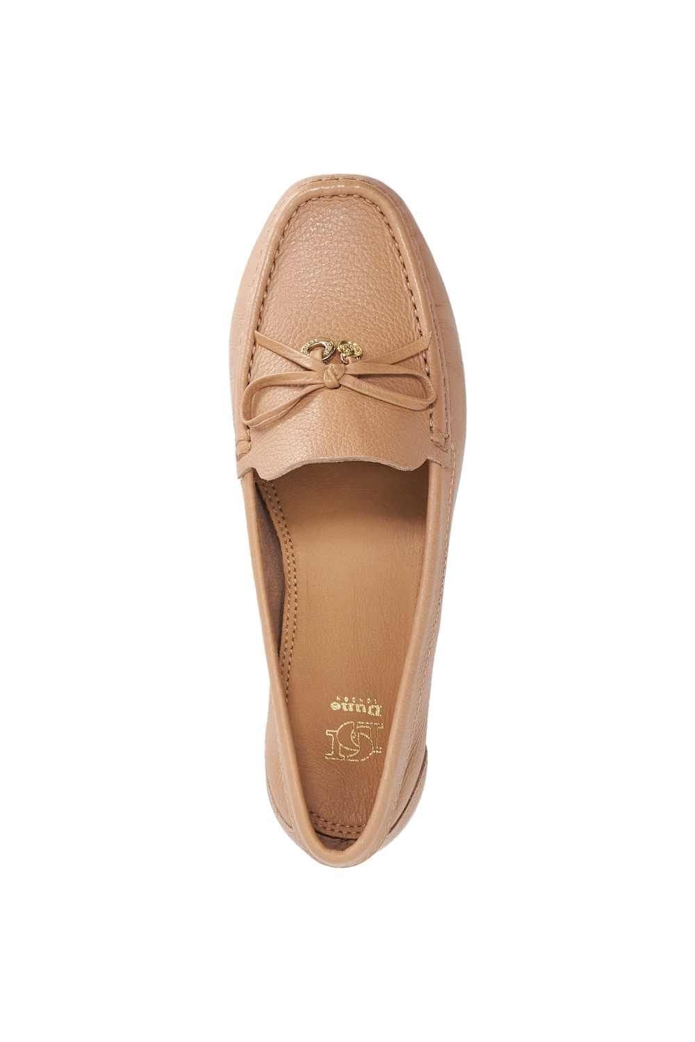 Dune London Dune London Women's Wide Fit 'Grip' Leather Loafers in White - 4