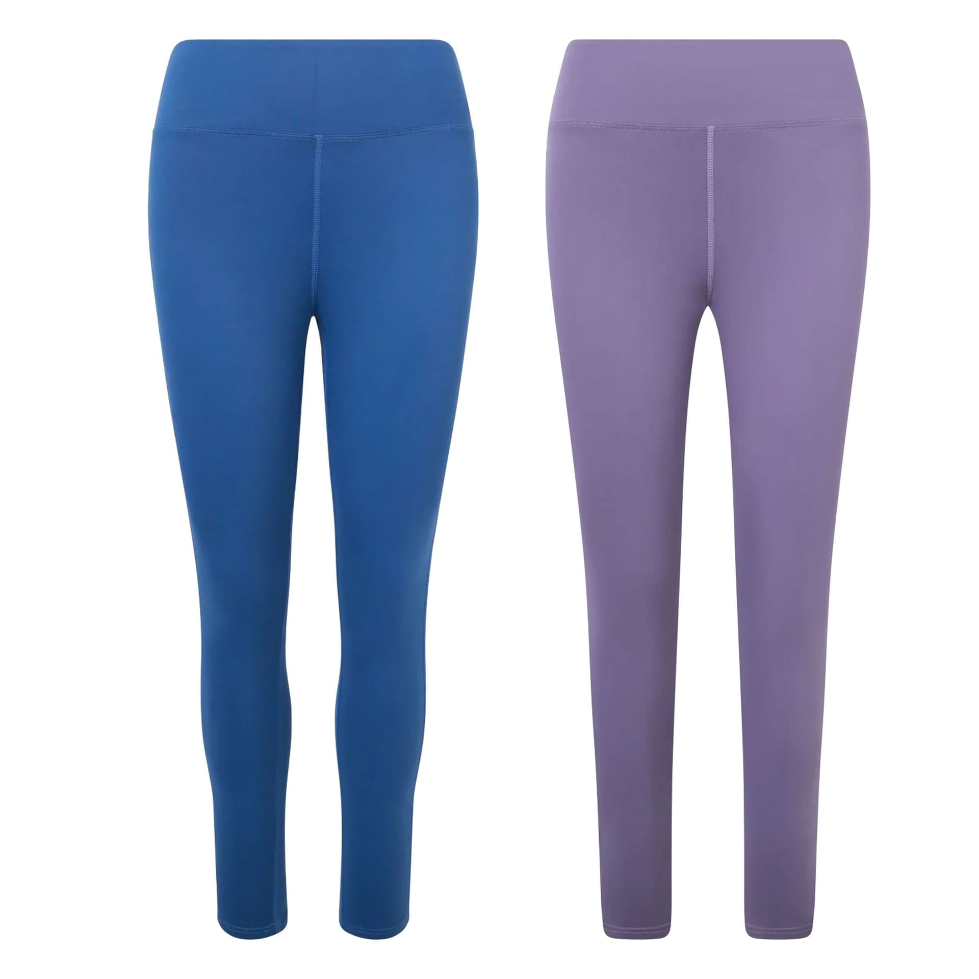 Validate Validate Women's 247 Essential 2 Pack Leggings Purple + Dark Blue