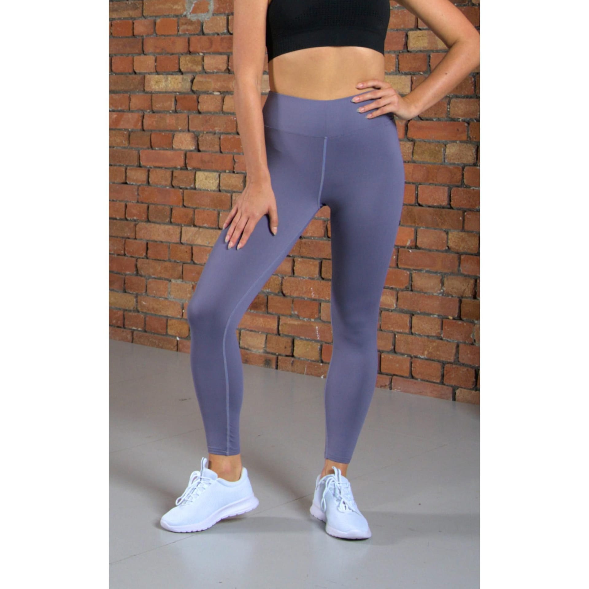 Validate Validate Women's 247 Essential 2 Pack Leggings Purple + Dark Blue - 4