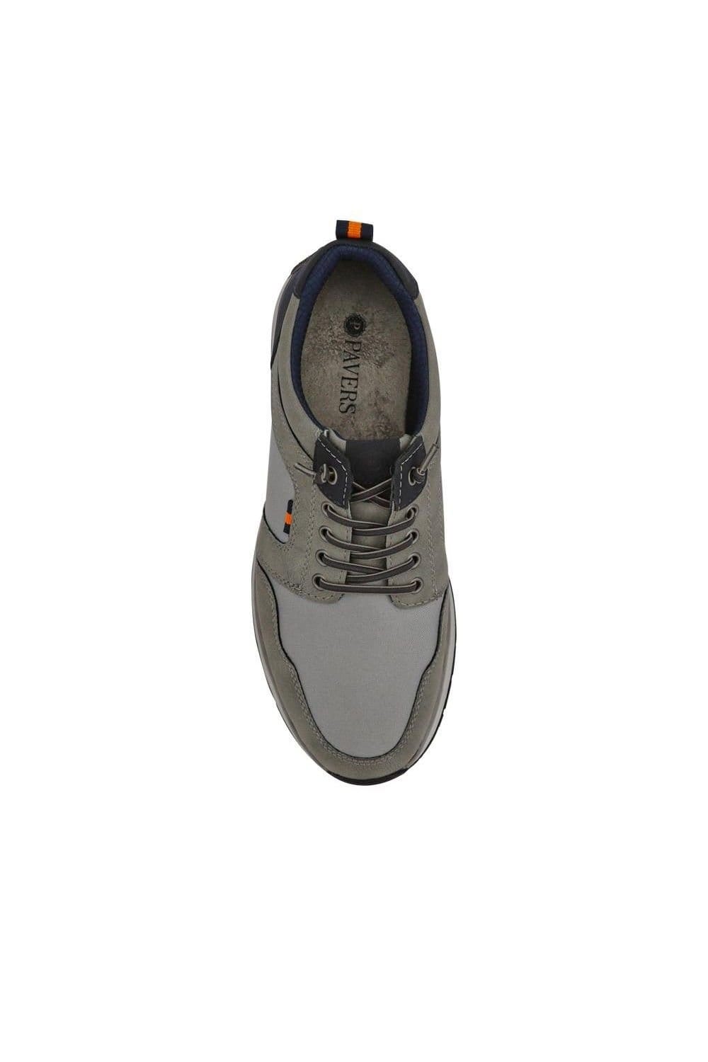 Pavers Pavers Men's Wide Bungee-Laced Slip-On Shoes in Grey - 4