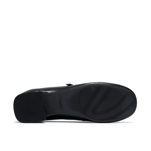 Clarks Clarks Women's Daiss30 Bar Black Patent Court Shoes, Mary Jane - 3