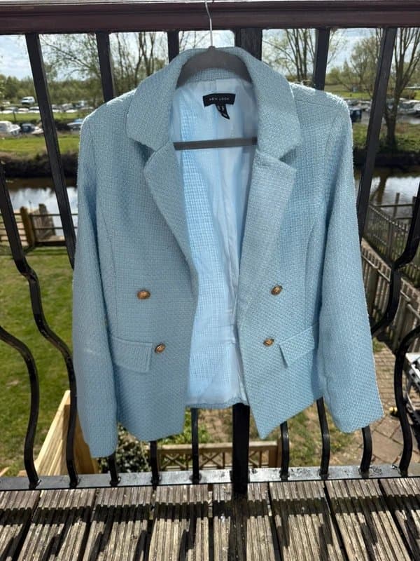 New Look New look baby blue blazer