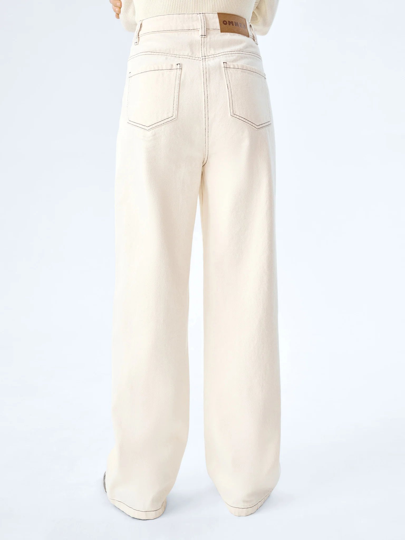 OMNES Orielle Jean in Ecru - 3