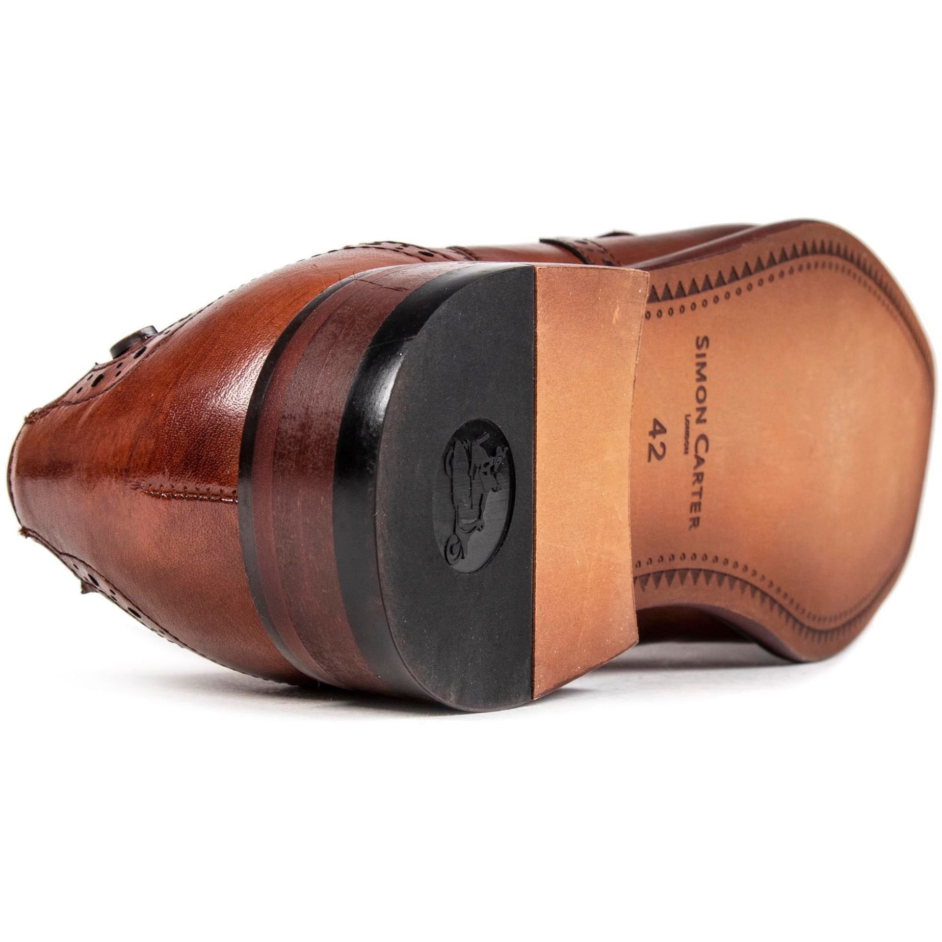 Simon Carter SIMON CARTER Men's Spaniel Shoes in Tan - 4