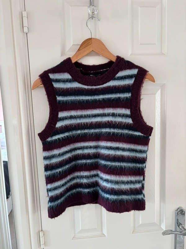 ASOS Design ASOS stripe knit vest size S