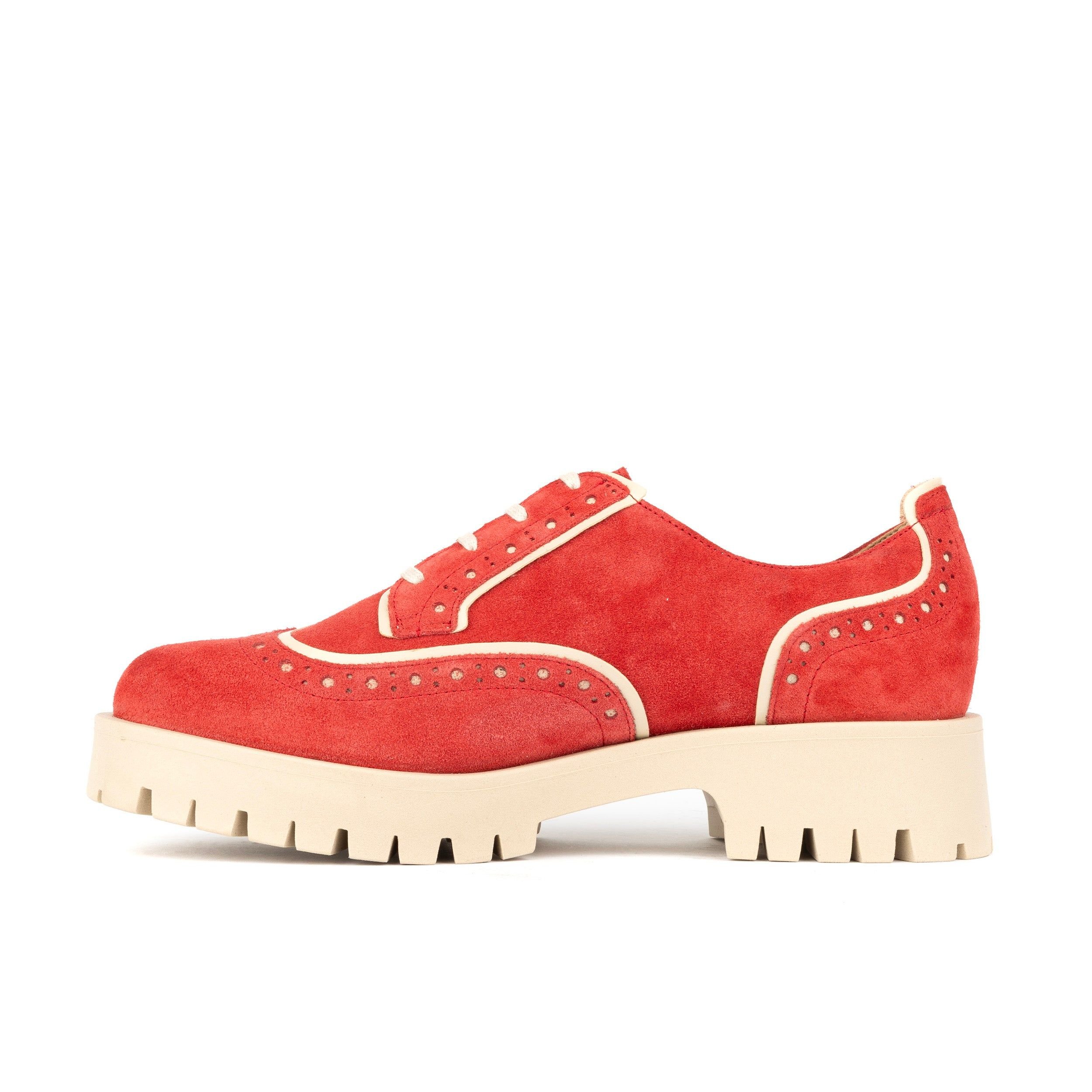 Embassy London Embassy London Women's Artisan - Red & Cream - 4