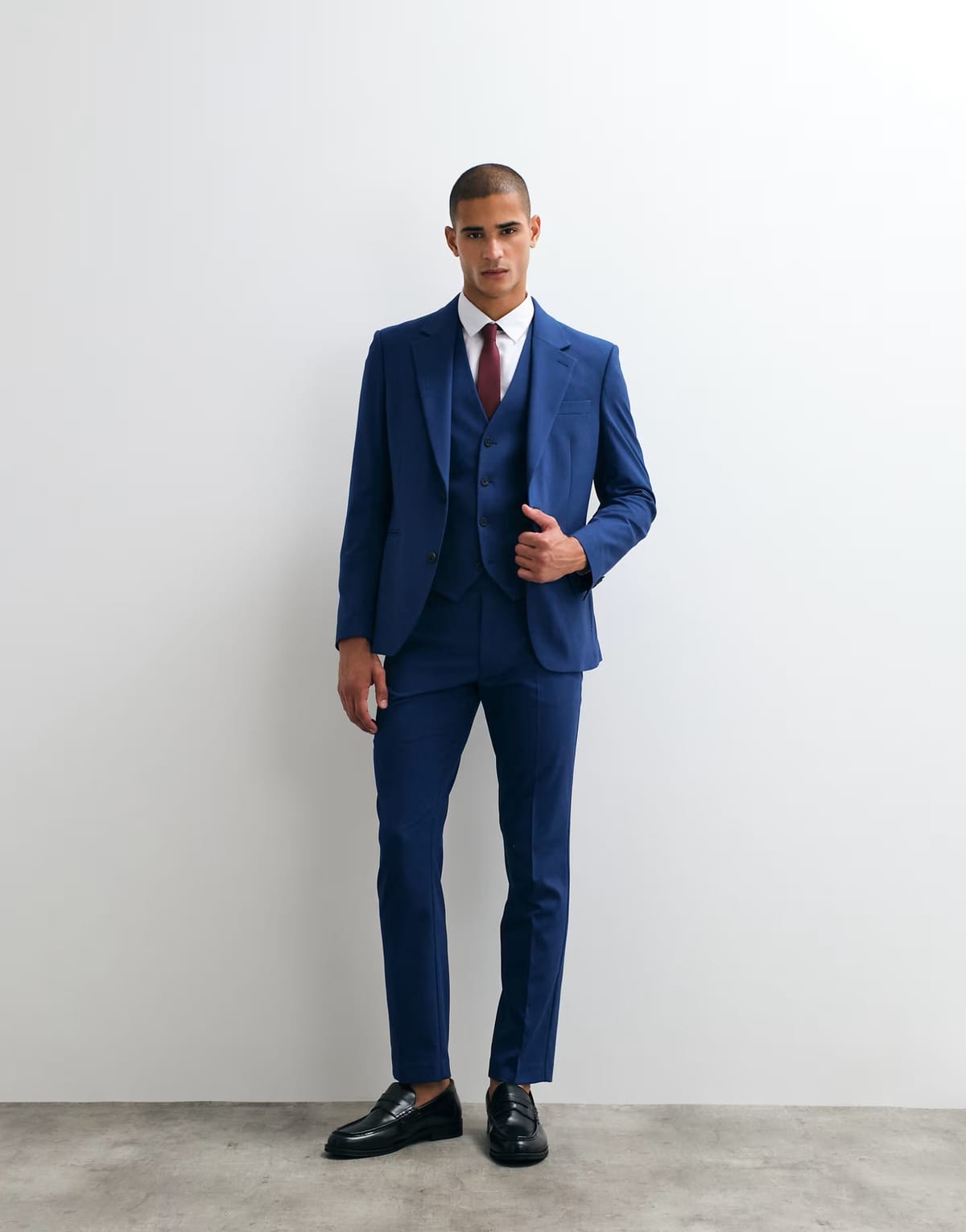 ASOS ASOS DESIGN slim suit trousers in blue - 1