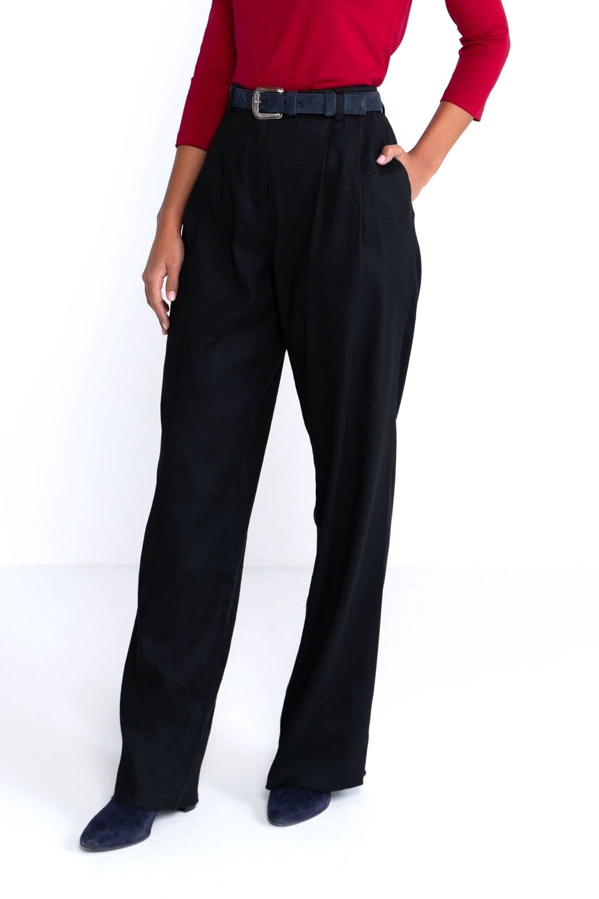 Kettlewell Kettlewell Women's Iona Linen Pants in Black