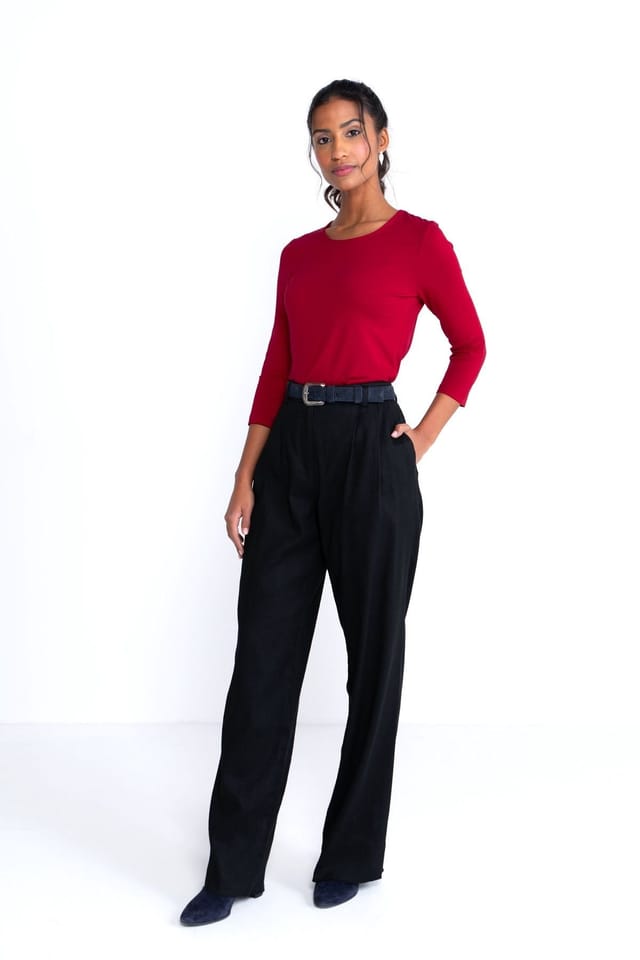 Kettlewell Kettlewell Women's Iona Linen Pants in Black - 3