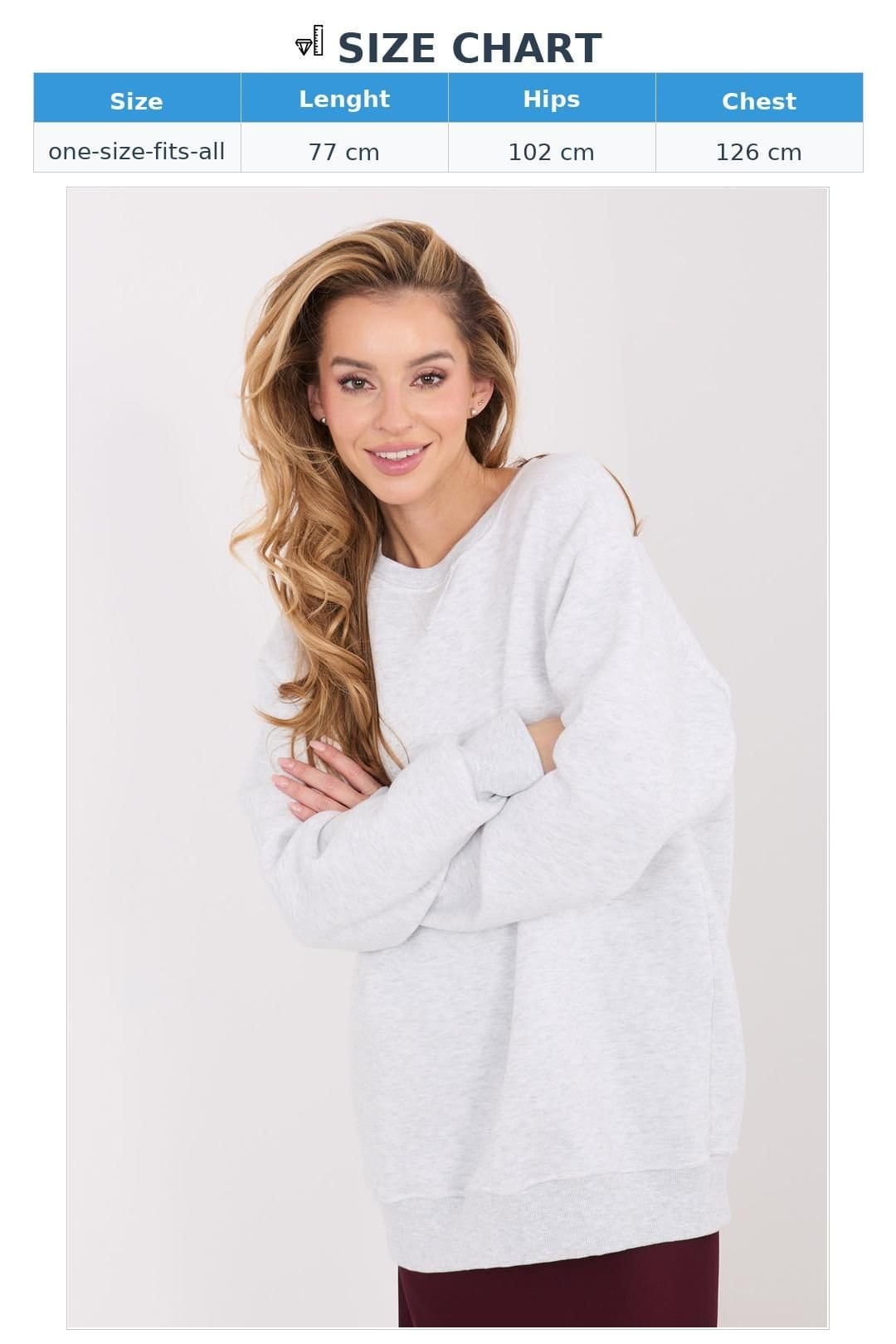 Love Lace Love Lace Women's Soft Cotton Round Neck Casual Sweatshirt in Grey - 4
