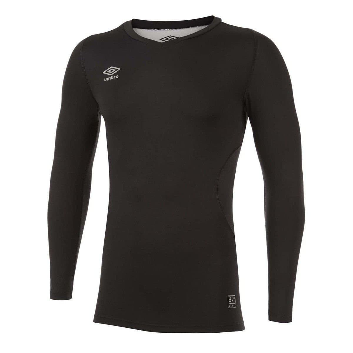 Umbro Umbro Men's Elite V Neck Base Layer Top in Black