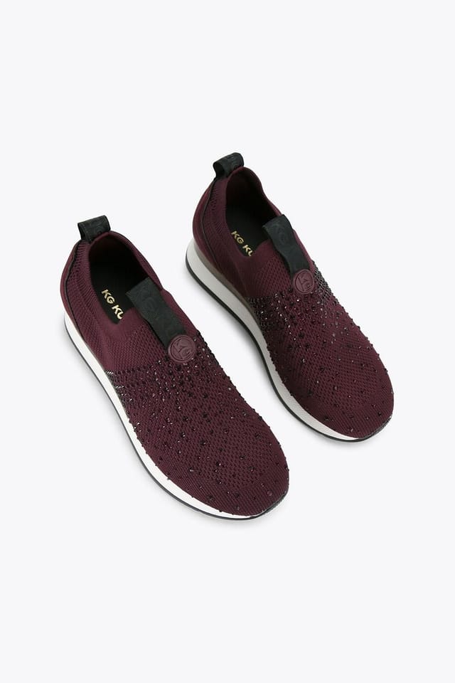 KG Kurt Geiger KG Kurt Geiger Women's 'Lara2' Trainers in Wine - 2
