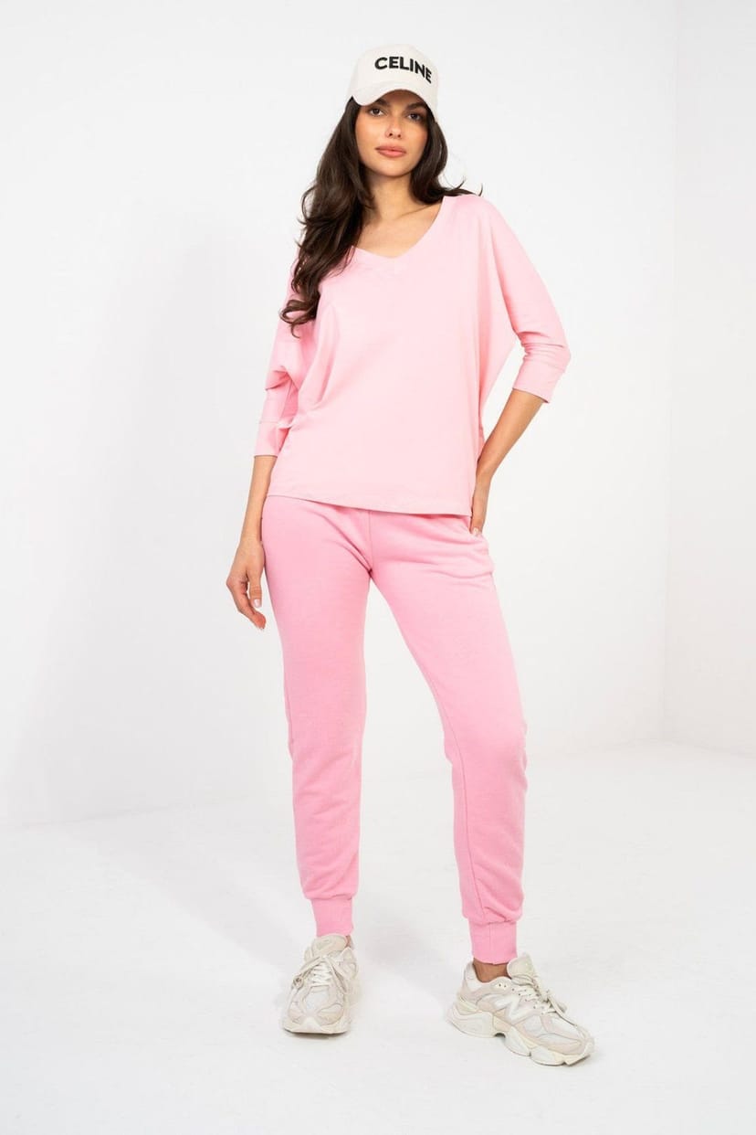 Love Lace Love Lace Women's Universal Everyday Cotton Elastane Blouse Style 224756 in Pink - 1