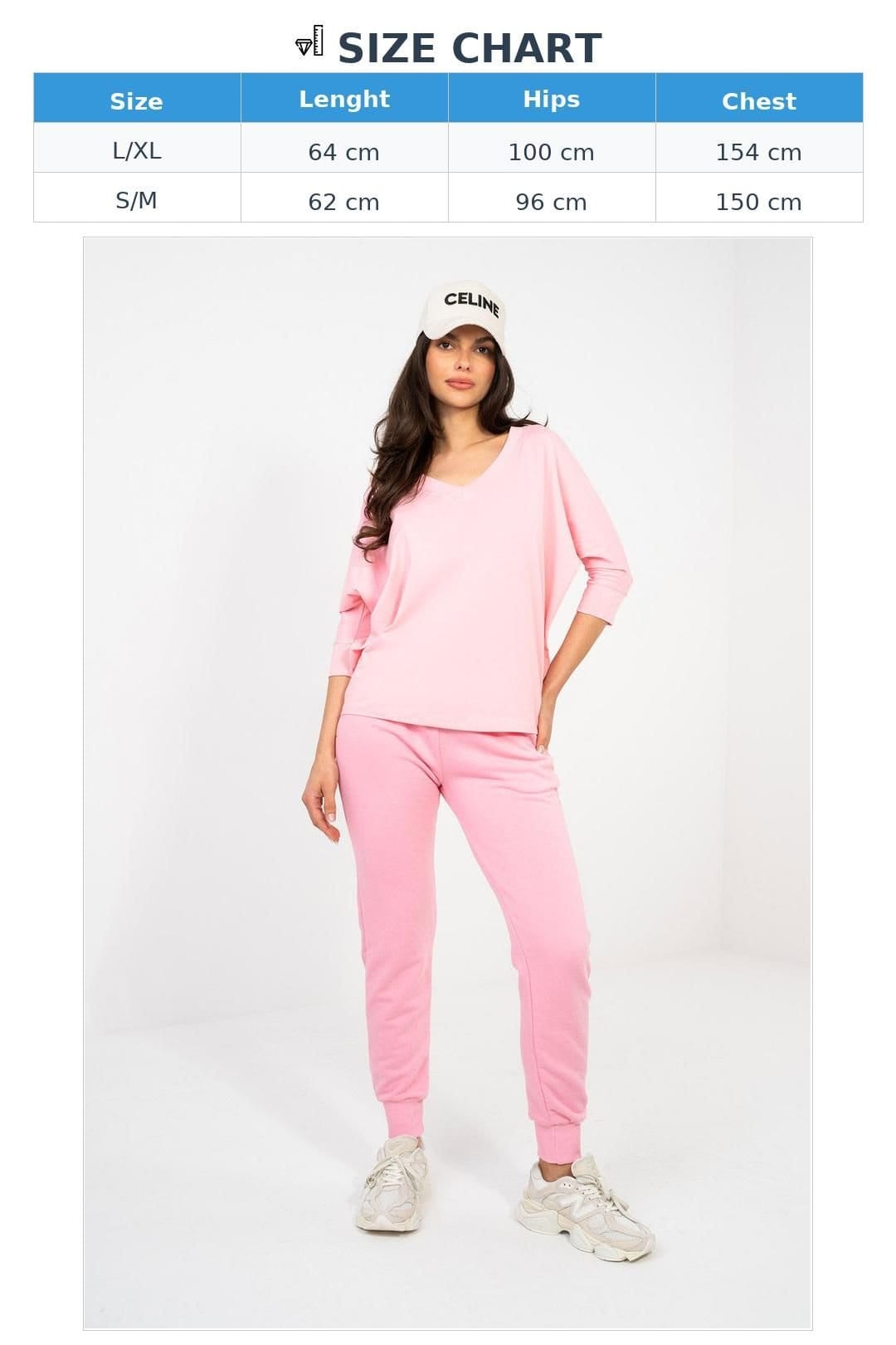 Love Lace Love Lace Women's Universal Everyday Cotton Elastane Blouse Style 224756 in Pink - 4