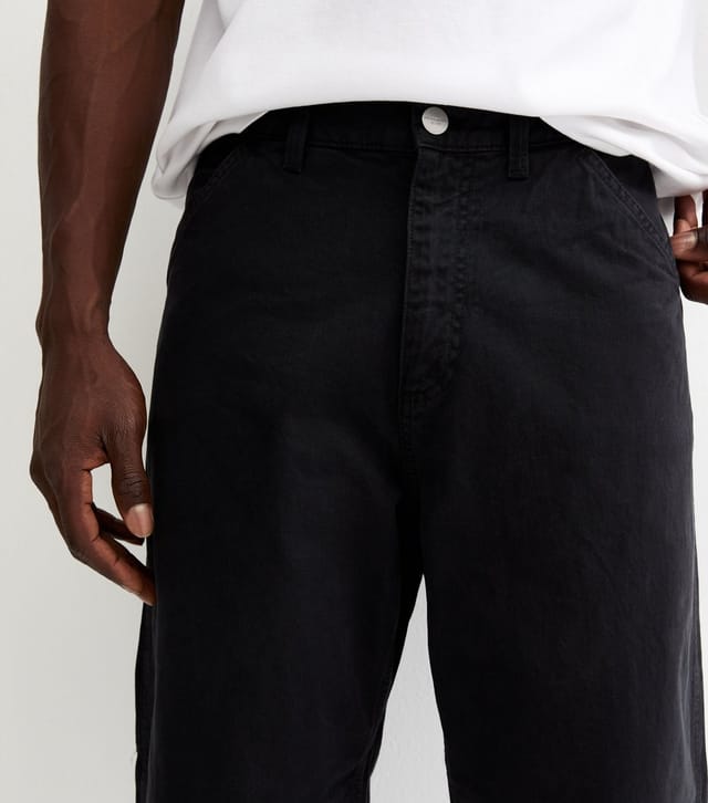 jack & jones Men's Black Regular Faded Straight Leg Jeans Jack & Jones New Look - 2