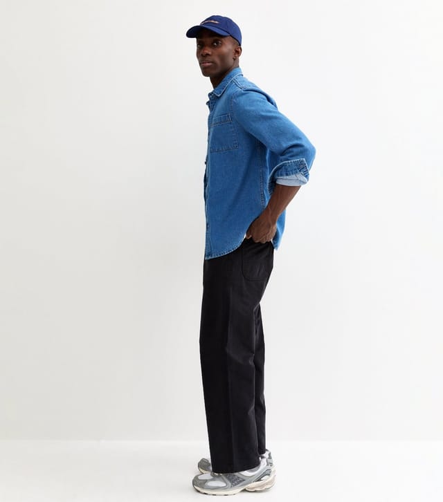 jack & jones Men's Black Regular Faded Straight Leg Jeans Jack & Jones New Look - 3