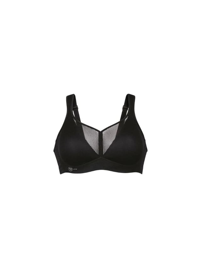 Anita Anita Women's Active Air Control Deltapad Sports Bra in Black - 3