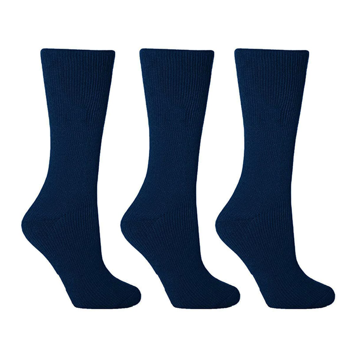 simpa simpa Men's Heat Insulation Socks 2.4 tog Size 6-11 Triple Pack in Dark Navy - 1