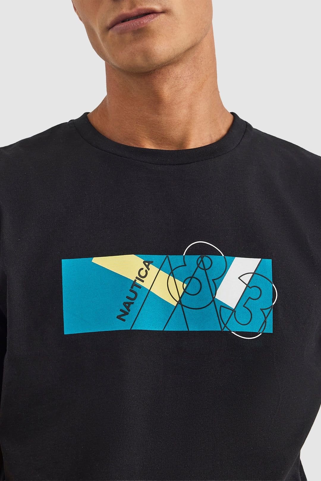 Nautica Nautica Men's Kaimana SS T-Shirt in Black - 4
