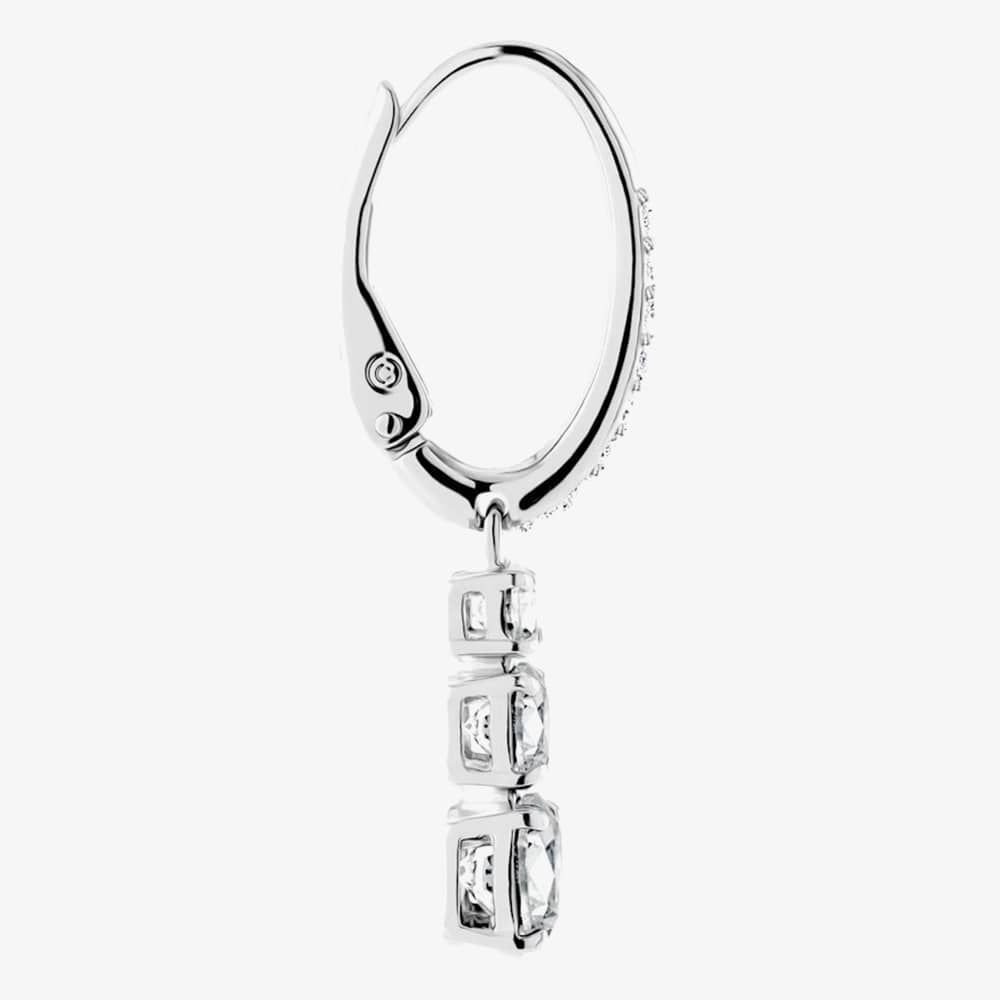Swarovski Swarovski Women's Attract Trilogy Dropper Earrings 5416155 in Silver - 4