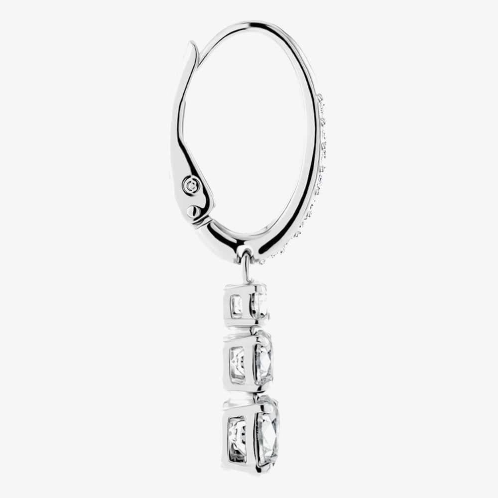 Swarovski Swarovski Women's Attract Trilogy Dropper Earrings 5416155 in Silver - 4