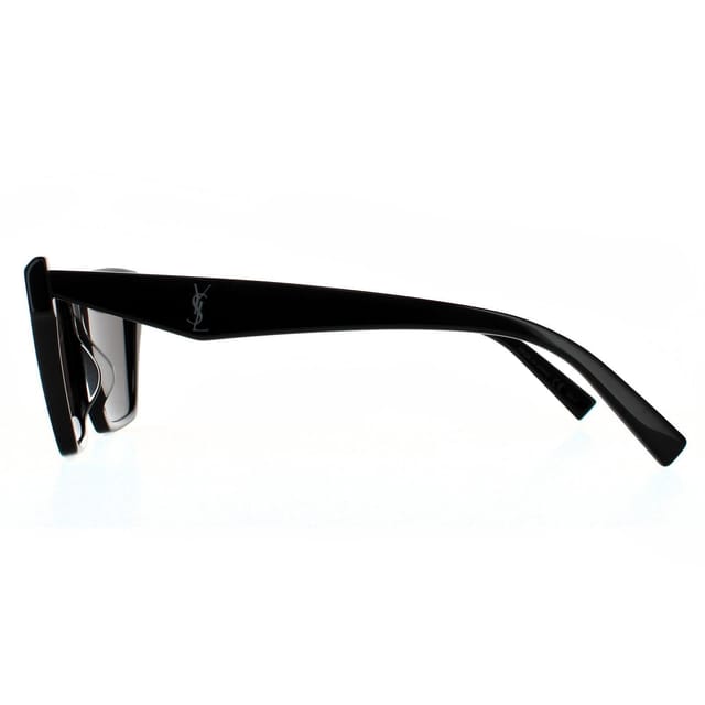 Saint Laurent Saint Laurent Women's Cat Eye Black Black Sunglasses - 3