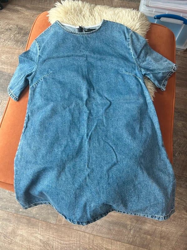ASOS Asos soft denim t shirt dress size 8