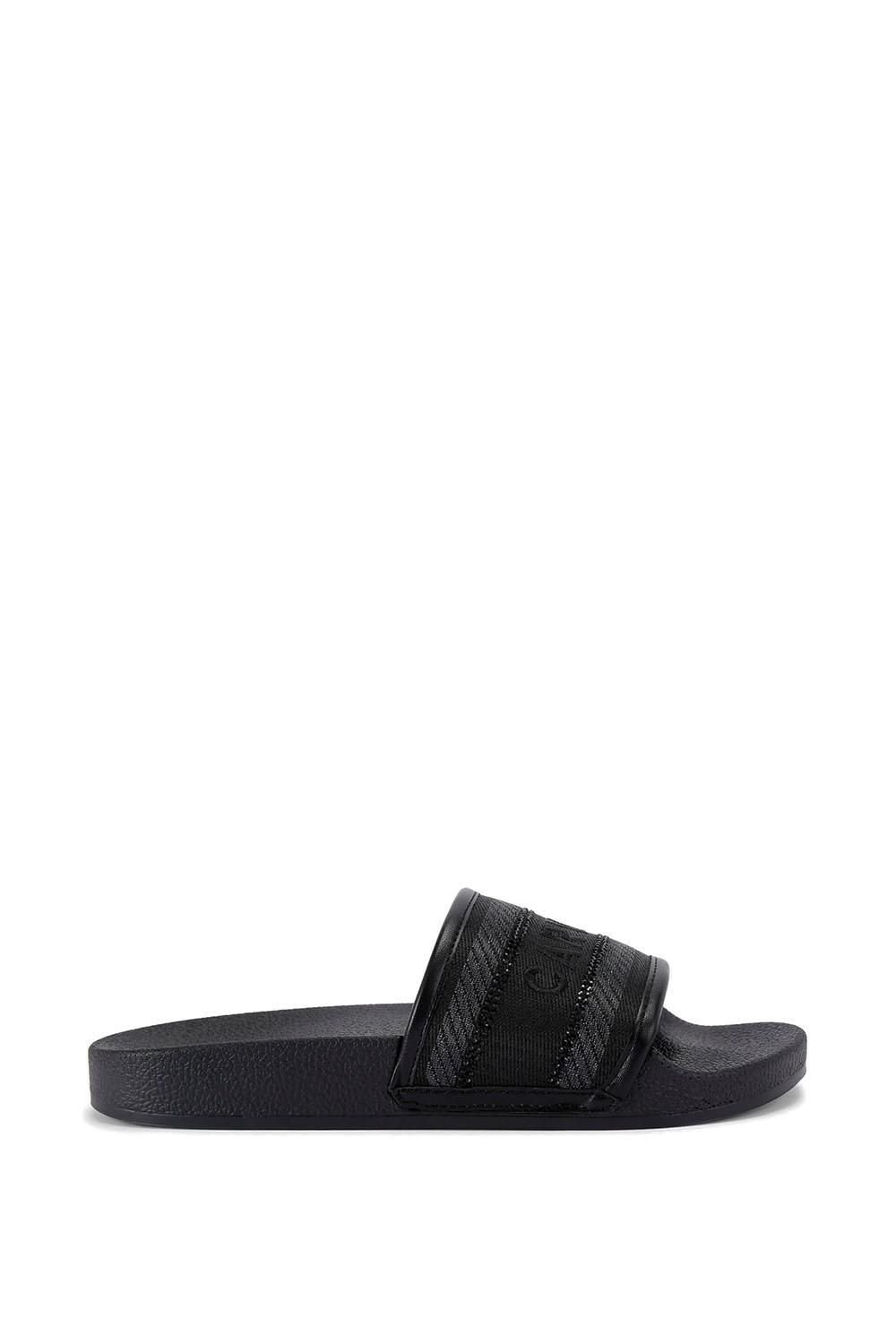 Carvela Carvela Women's 'Sicily Slider' Fabric Sandals in Black - 2