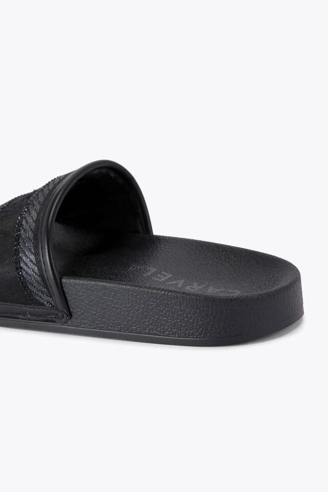 Carvela Carvela Women's 'Sicily Slider' Fabric Sandals in Black - 3