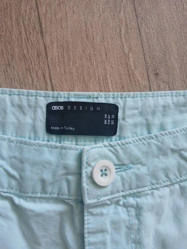 ASOS Design Light Blue Lightweight Summer Cargo Pants