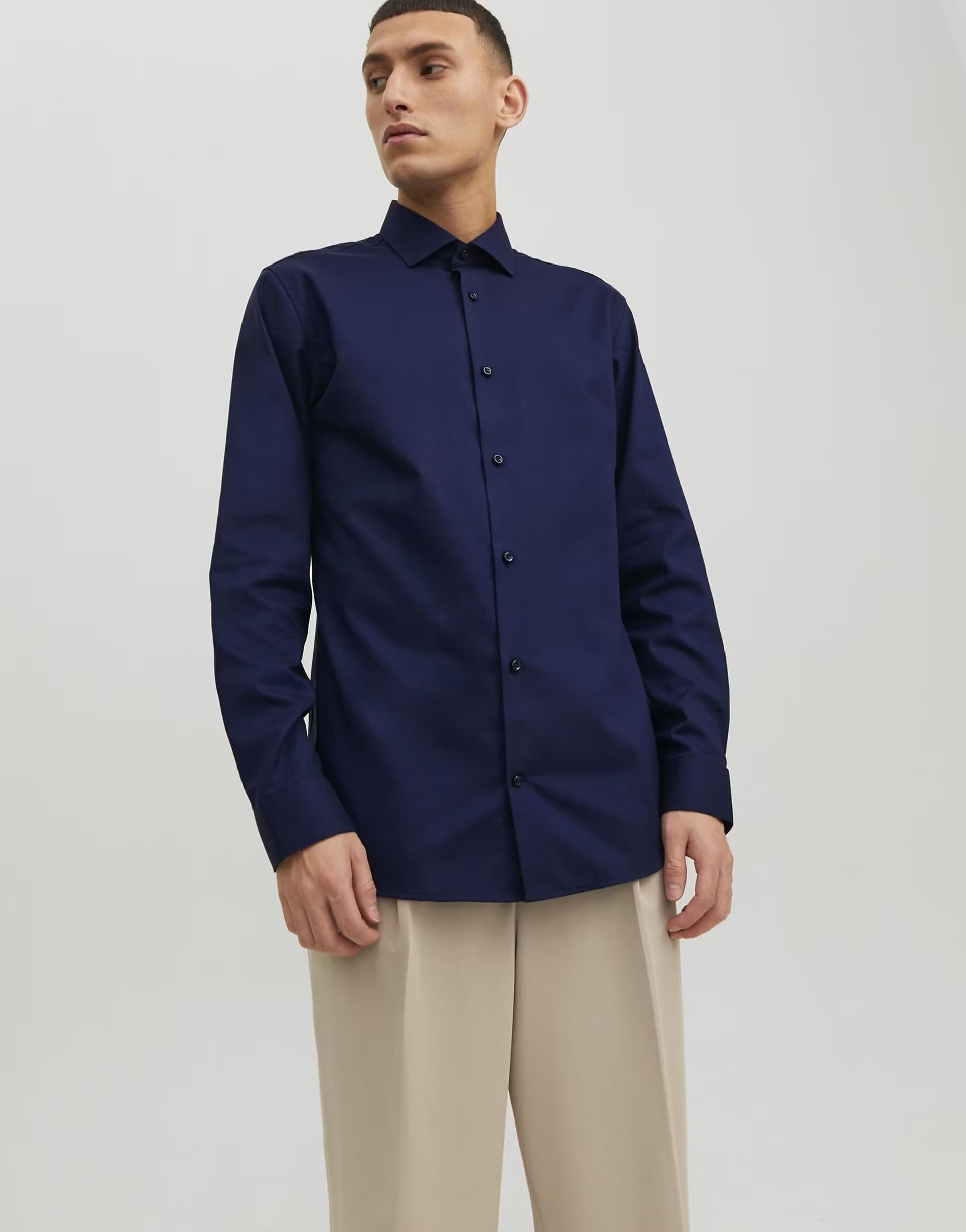 ASOS Jack & Jones Dress shirt in perfect navy