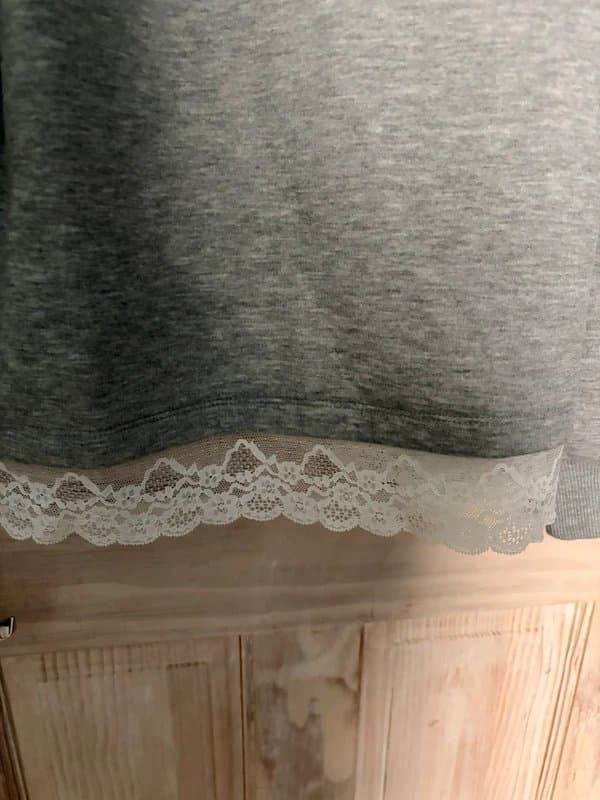 ASOS ASOS sweatshirt with lace detailing