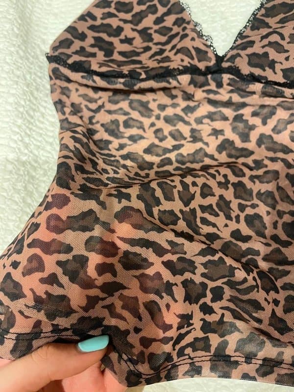 ASOS ASOS leopard print top