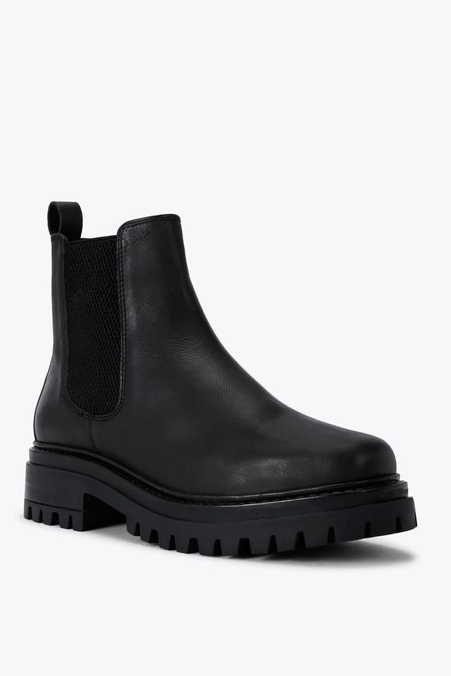KG Kurt Geiger KG Kurt Geiger Women's 'Teddy' Leather Boots in Black - 2