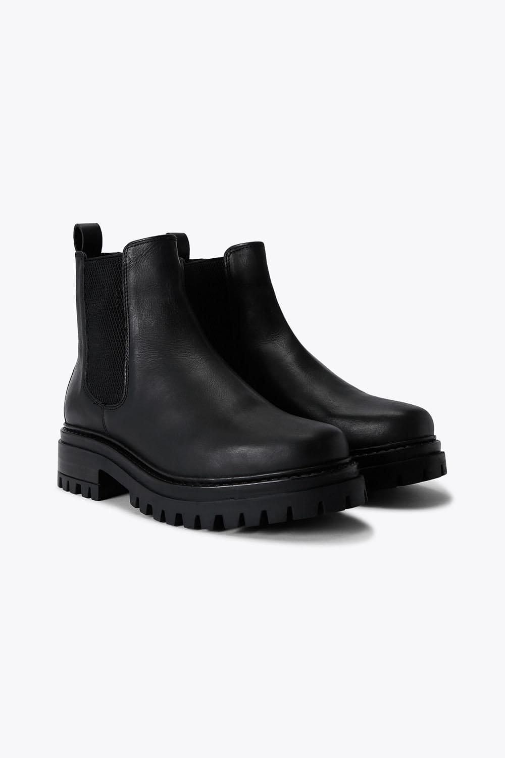 KG Kurt Geiger KG Kurt Geiger Women's 'Teddy' Leather Boots in Black - 4