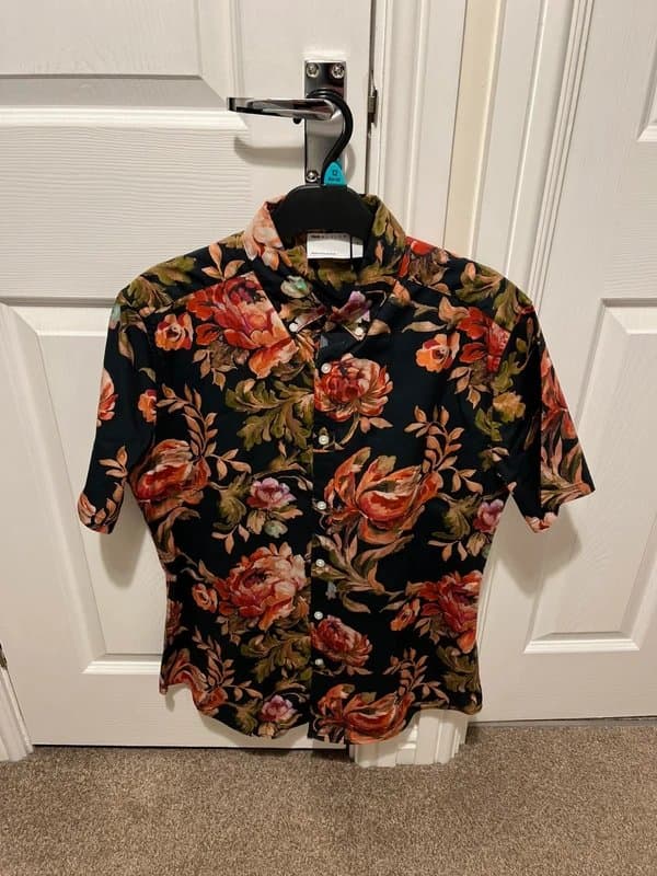 ASOS Design Men’s asos design flower shirt