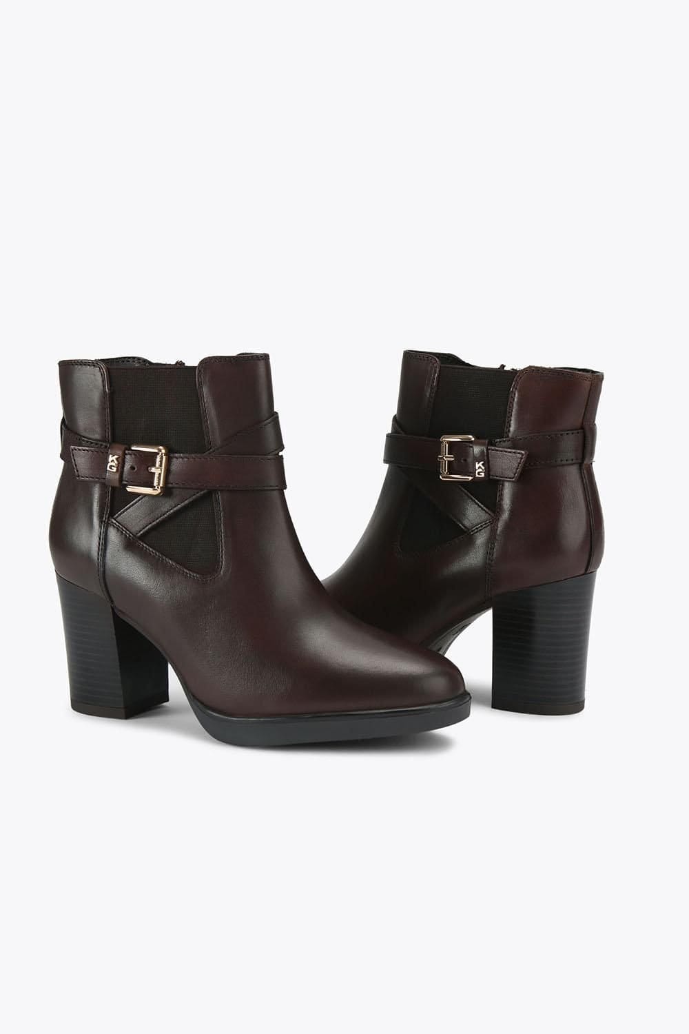 KG Kurt Geiger KG Kurt Geiger Women's 'Sage' Leather Boots in Brown - 4