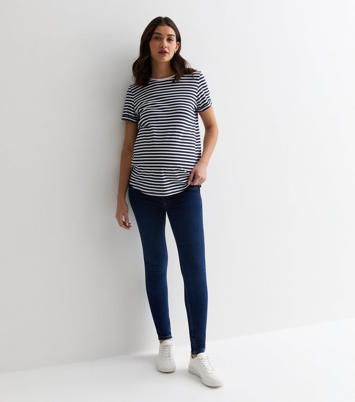 New Look Indigo Maternity Lift & Shape Under Bump Jeggings