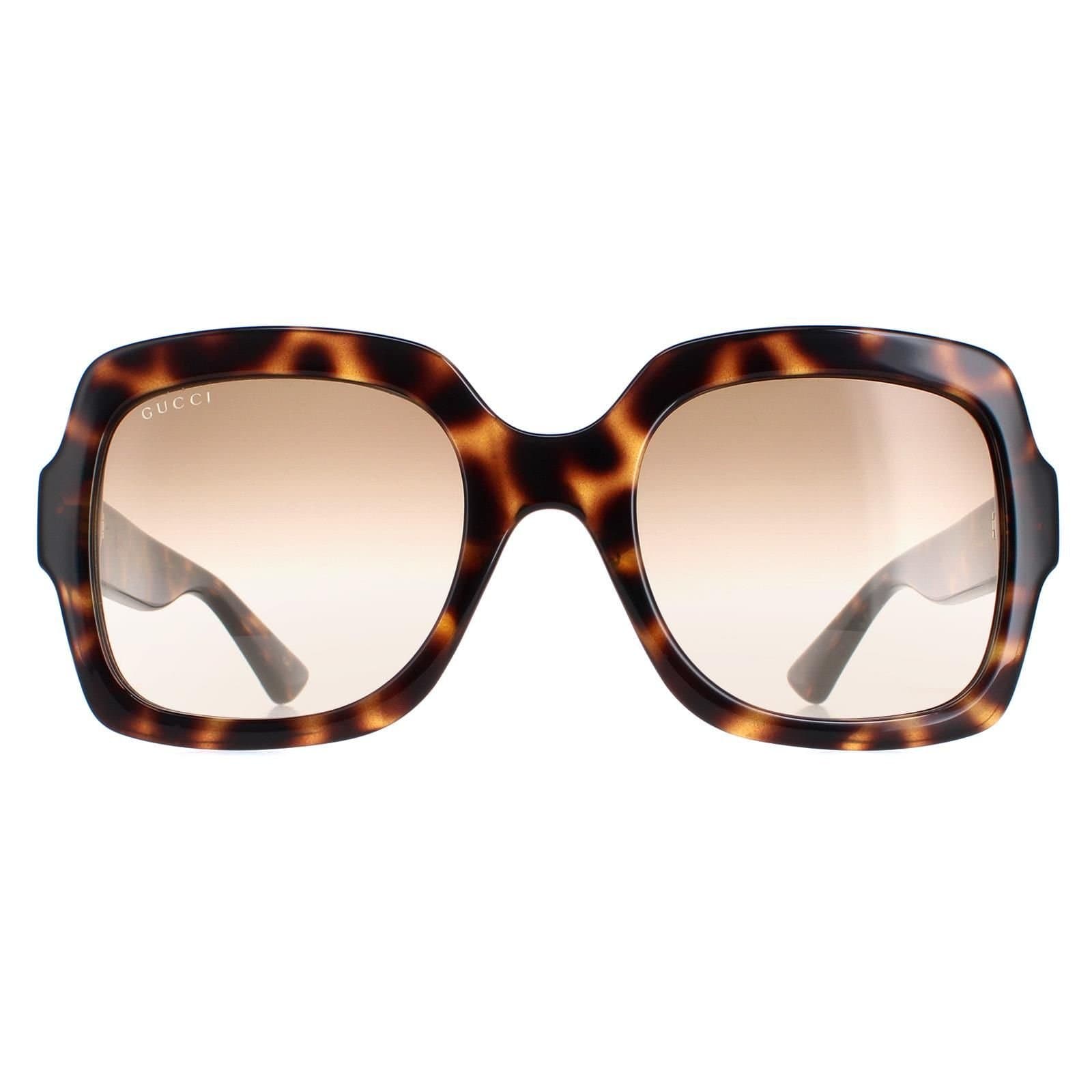 Gucci Gucci Women's Square Havana Brown Gradient GG1337S