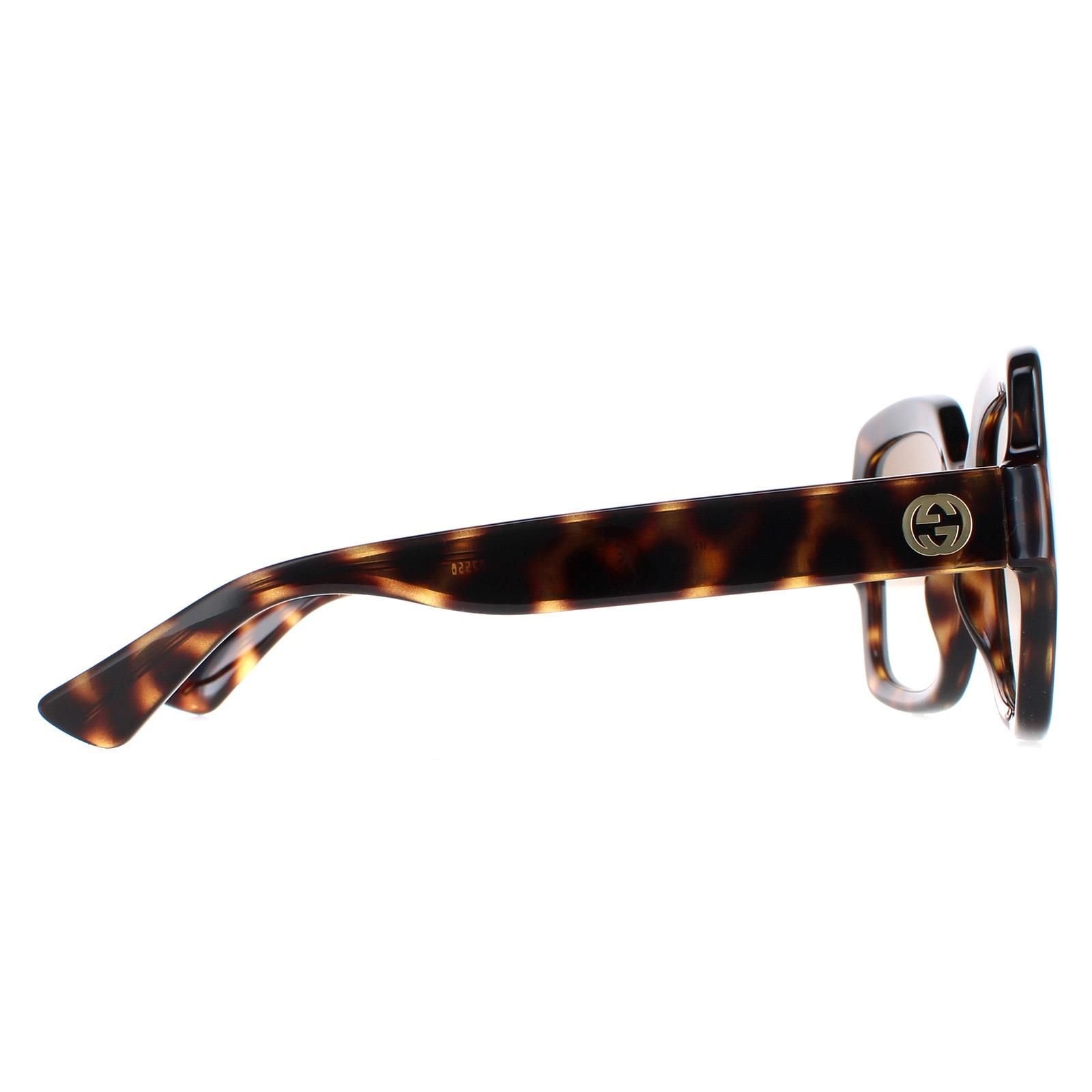 Gucci Gucci Women's Square Havana Brown Gradient GG1337S - 4